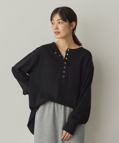 リブヘンリーネックプルオーバー[1325-6147]