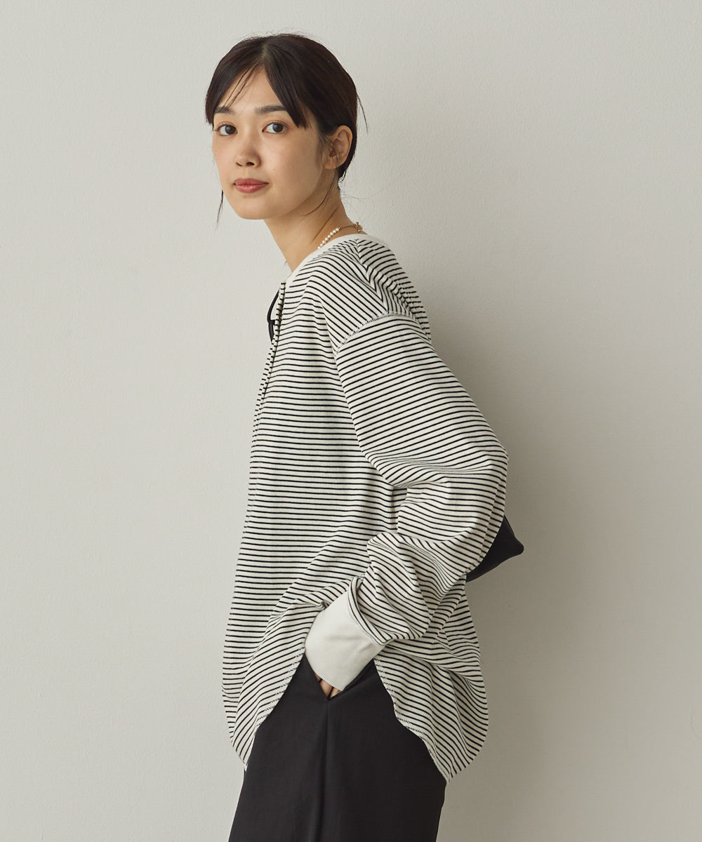 リブヘンリーネックプルオーバー[1325-6147]