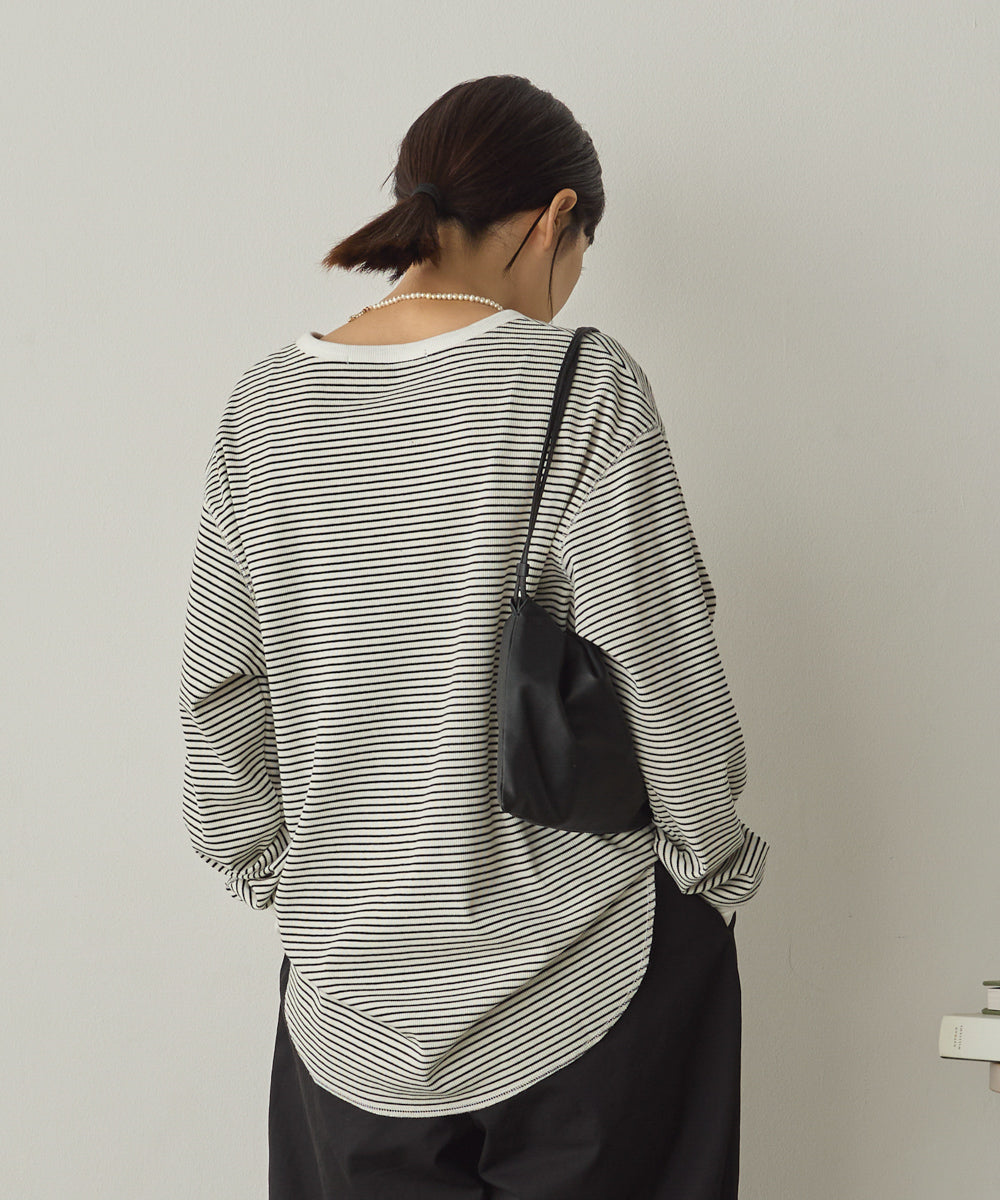 リブヘンリーネックプルオーバー[1325-6147]