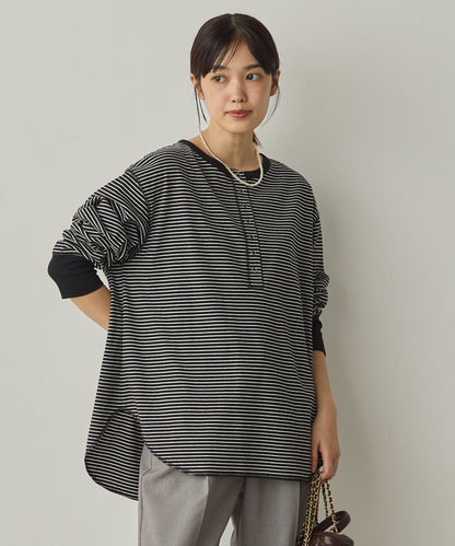 リブヘンリーネックプルオーバー[1325-6147]