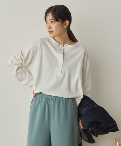 リブヘンリーネックプルオーバー[1325-6147]