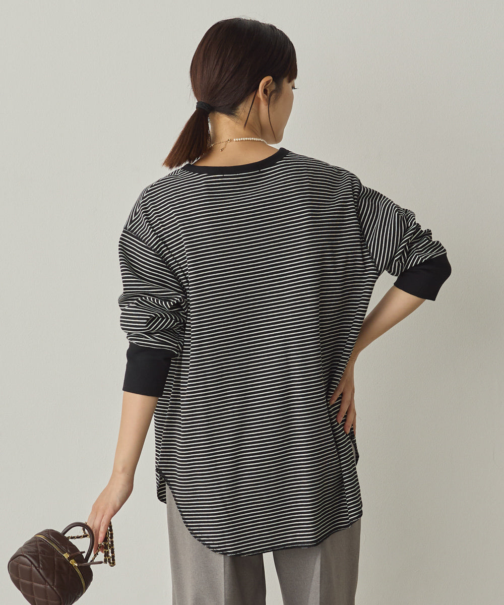 リブヘンリーネックプルオーバー[1325-6147]