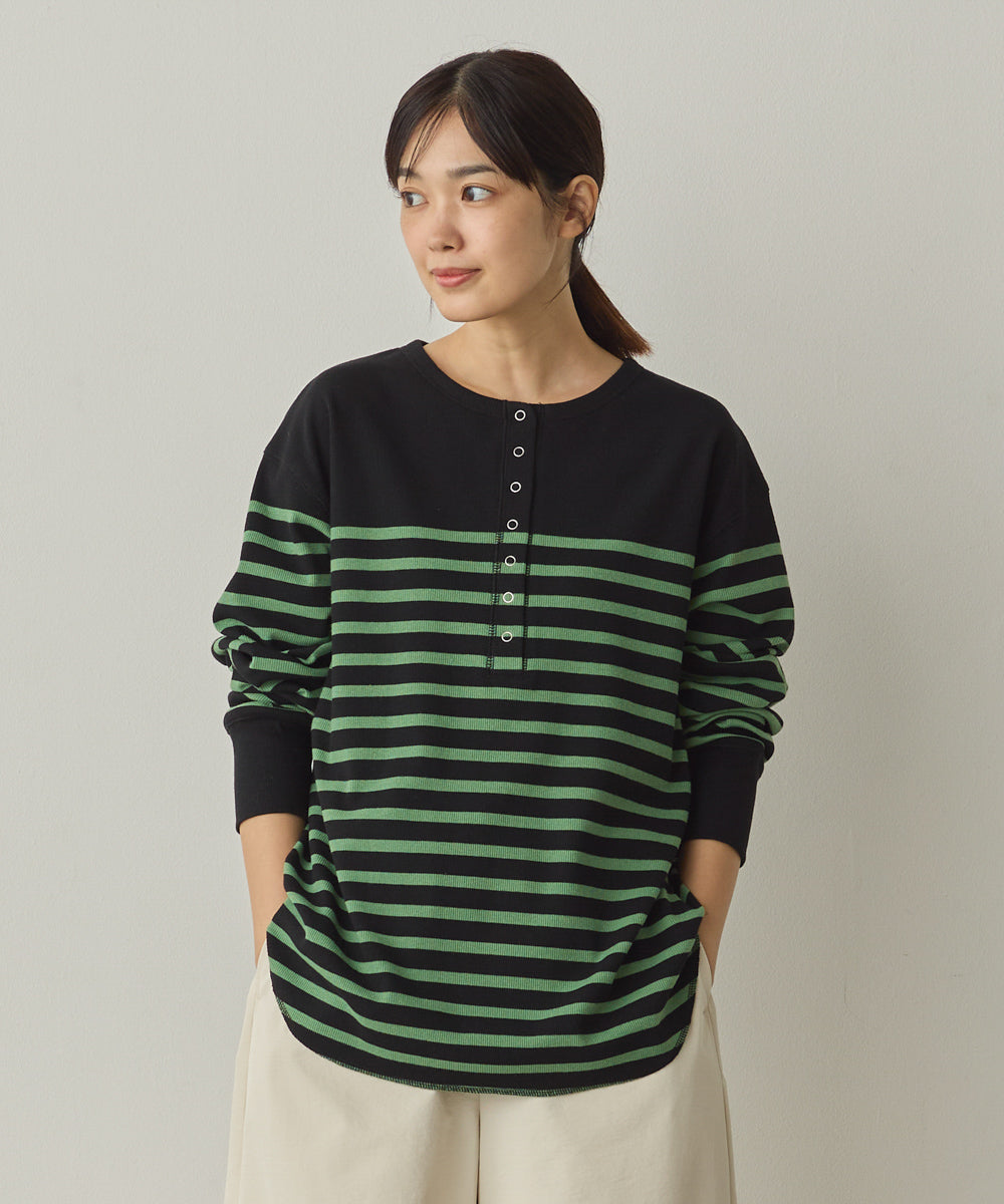 リブヘンリーネックプルオーバー[1325-6147]