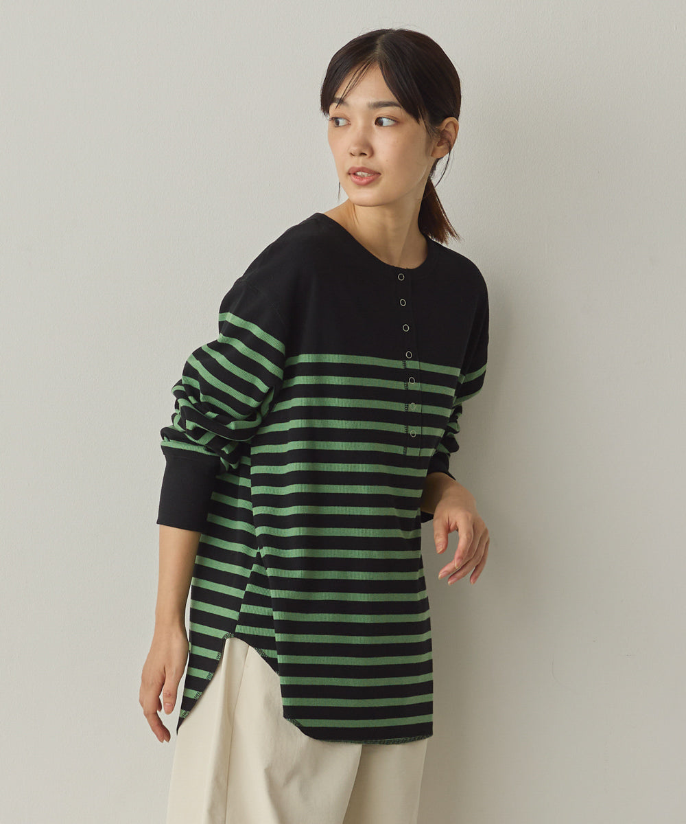 リブヘンリーネックプルオーバー[1325-6147]