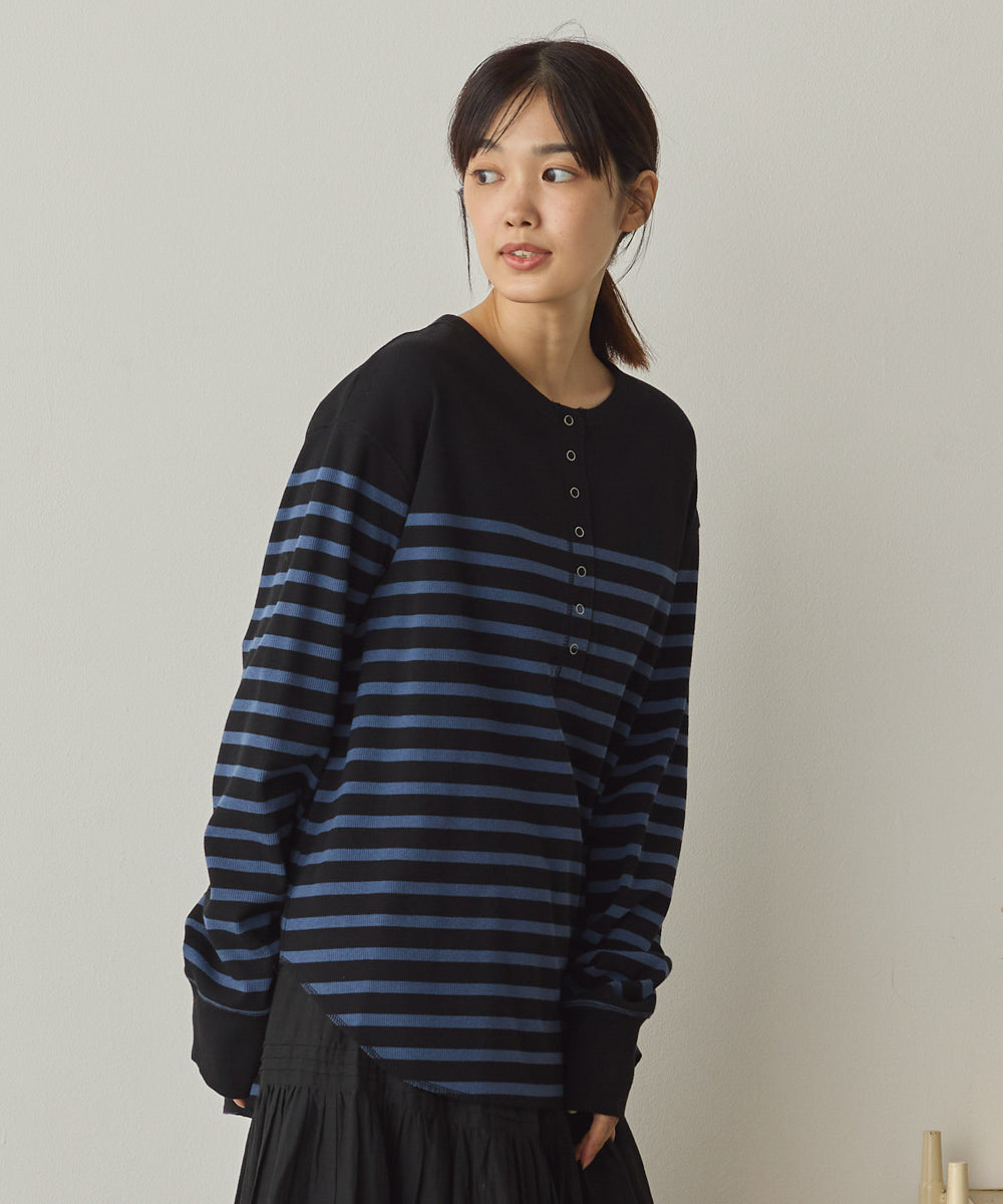 リブヘンリーネックプルオーバー[1325-6147]