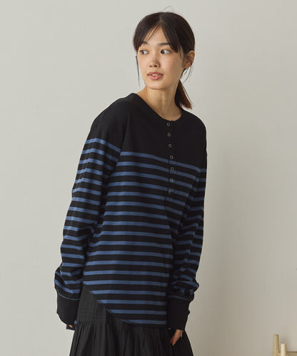 リブヘンリーネックプルオーバー[1325-6147]