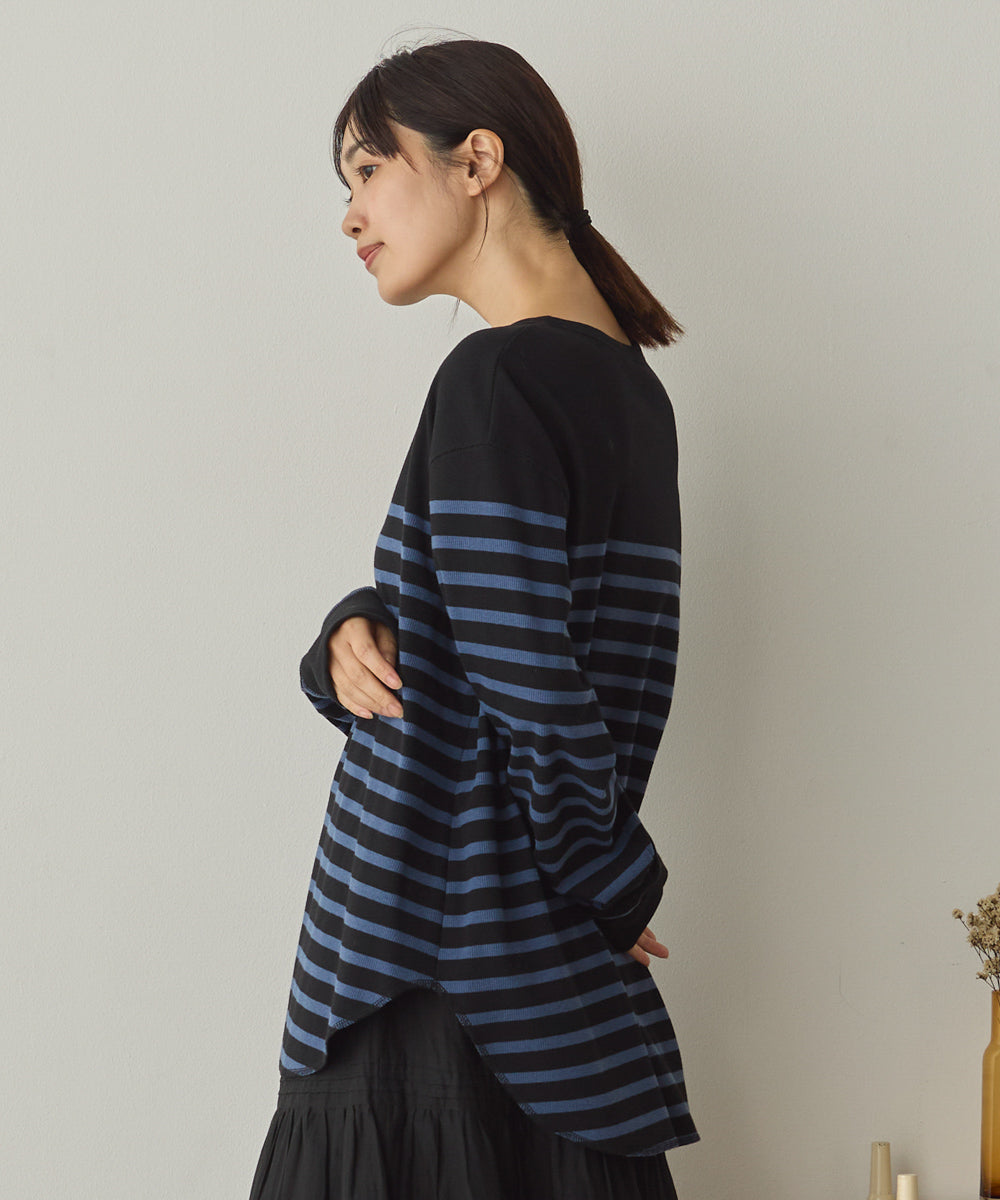 リブヘンリーネックプルオーバー[1325-6147]