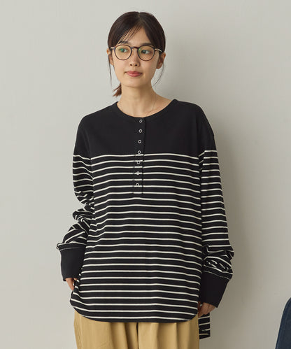 リブヘンリーネックプルオーバー[1325-6147]