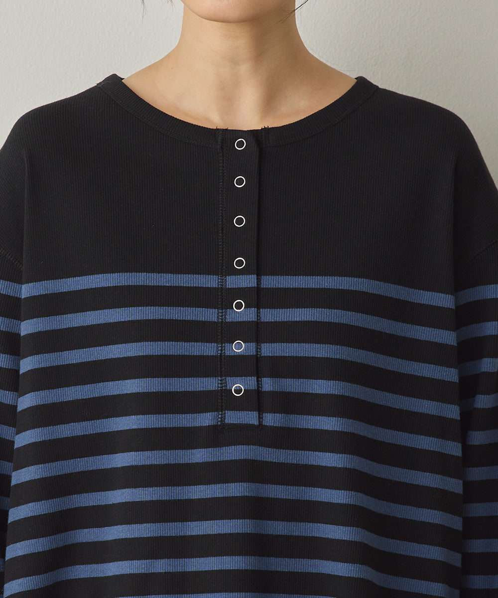 リブヘンリーネックプルオーバー[1325-6147]