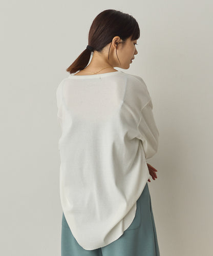 リブヘンリーネックプルオーバー[1325-6147]