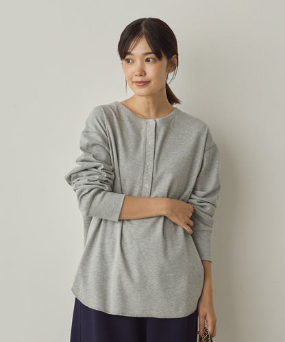 リブヘンリーネックプルオーバー[1325-6147]