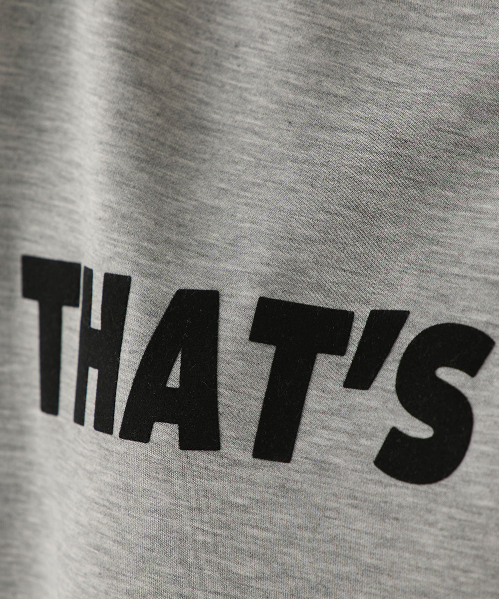 ソフトダンボールニットフロッキープリントボリューム袖プルオーバー[1325-6152]