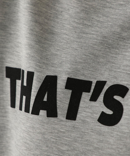 ソフトダンボールニットフロッキープリントボリューム袖プルオーバー[1325-6152]