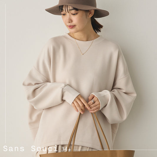 ソフトダンボールニットコクーンプルオーバー[1325-6154]