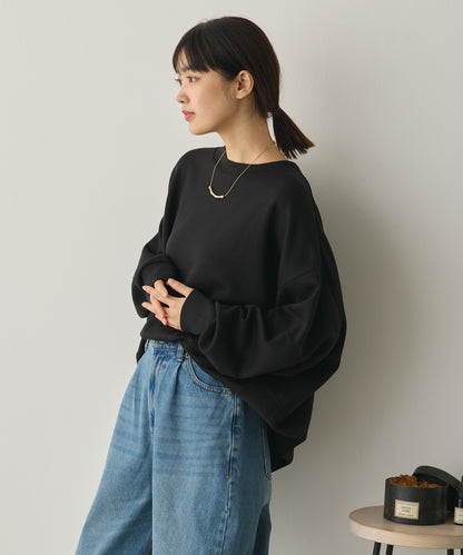 ソフトダンボールニットコクーンプルオーバー[1325-6154]