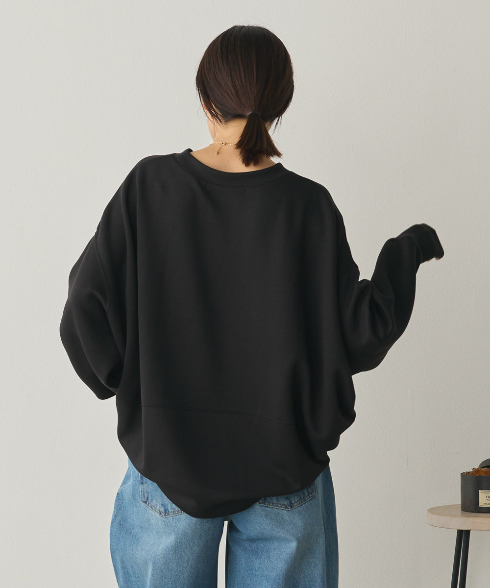 ソフトダンボールニットコクーンプルオーバー[1325-6154]