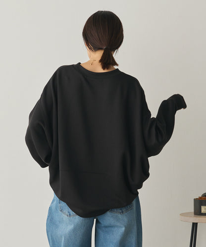 ソフトダンボールニットコクーンプルオーバー[1325-6154]