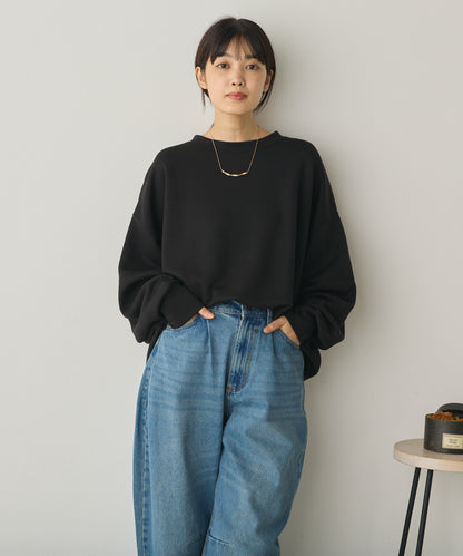 ソフトダンボールニットコクーンプルオーバー[1325-6154]