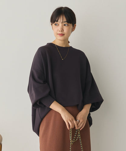 ソフトダンボールニットコクーンプルオーバー[1325-6154]