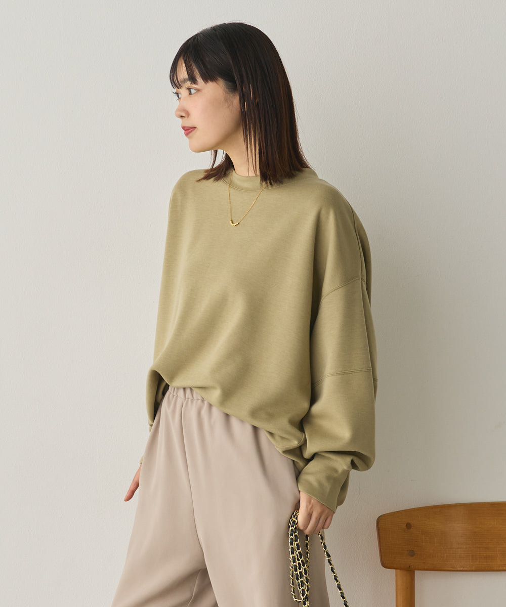 ソフトダンボールニットコクーンプルオーバー[1325-6154]