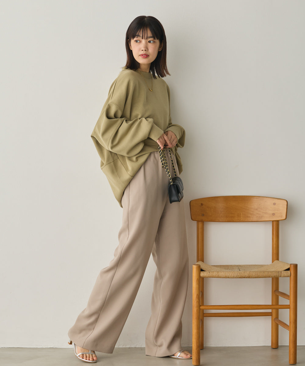 ソフトダンボールニットコクーンプルオーバー[1325-6154]