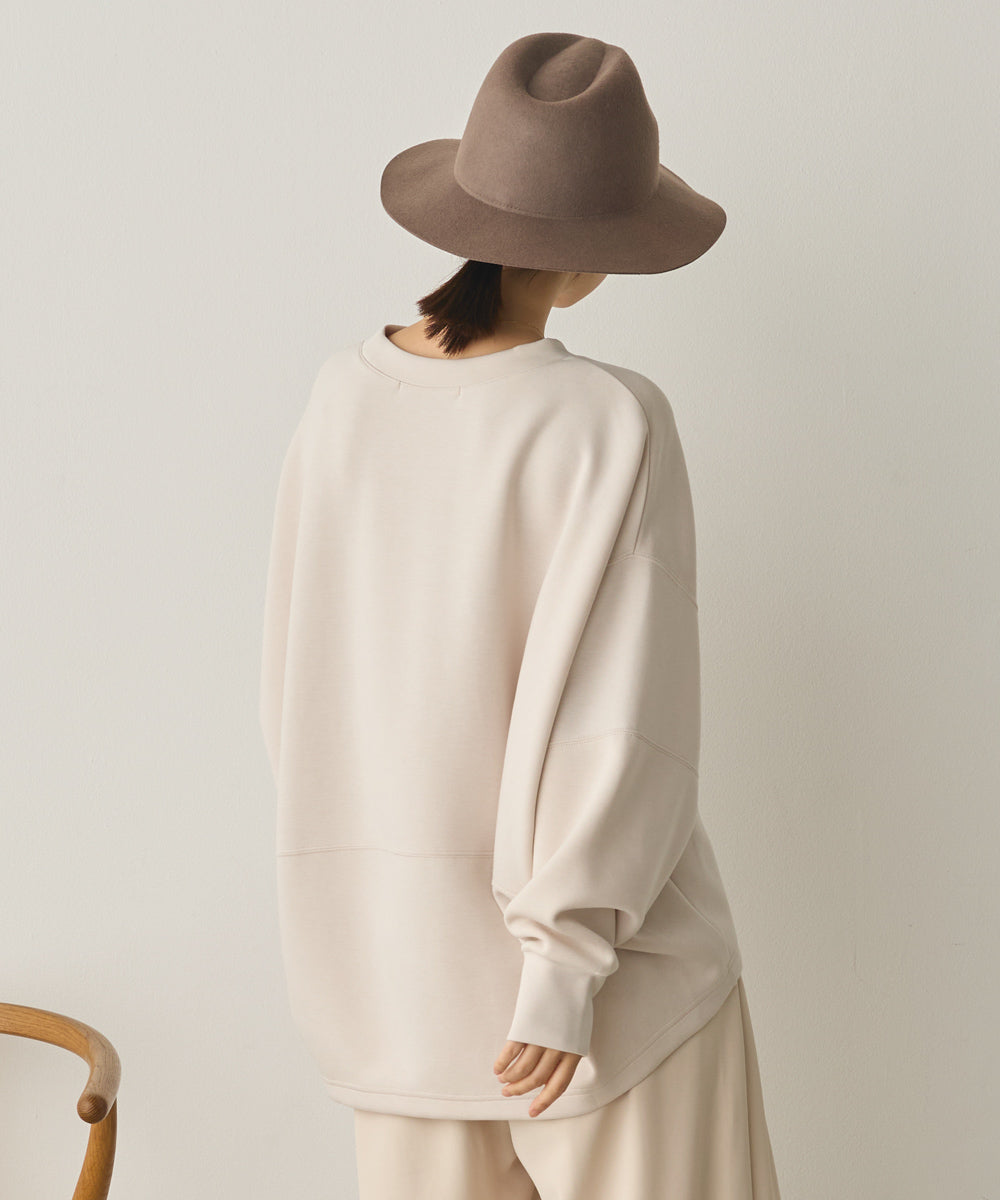 ソフトダンボールニットコクーンプルオーバー[1325-6154]