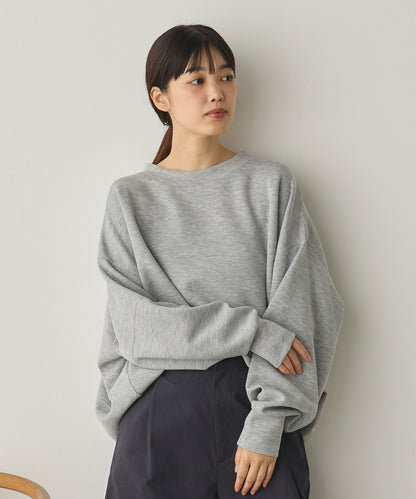 ソフトダンボールニットコクーンプルオーバー[1325-6154]