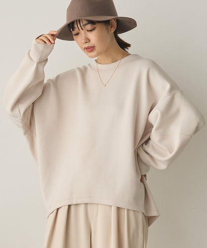 ソフトダンボールニットコクーンプルオーバー[1325-6154]