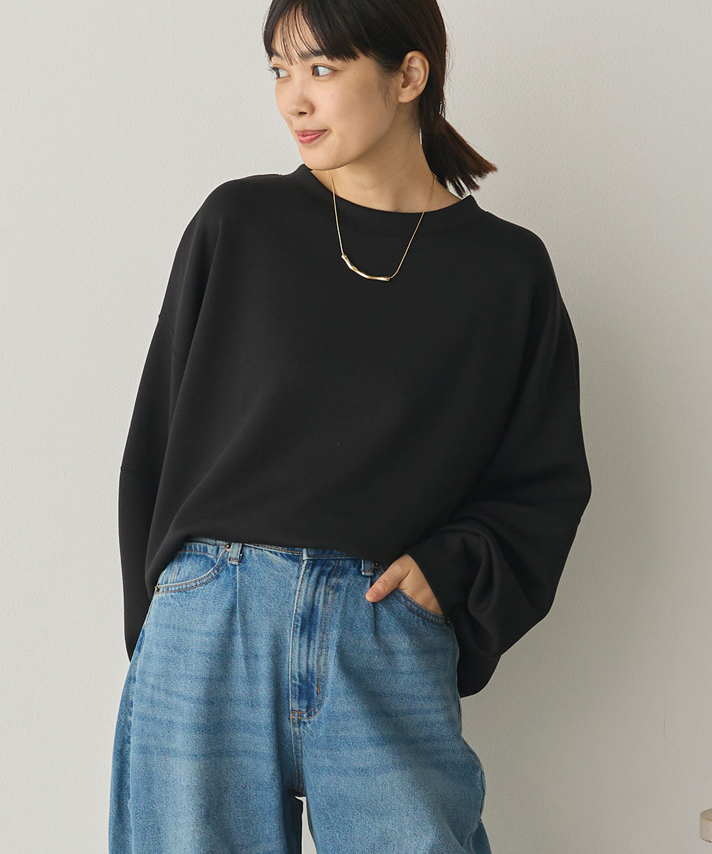 ソフトダンボールニットコクーンプルオーバー[1325-6154]