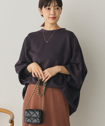 ソフトダンボールニットコクーンプルオーバー[1325-6154]