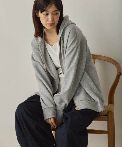 ソフトダンボールニットZIPパーカー[1325-6155]