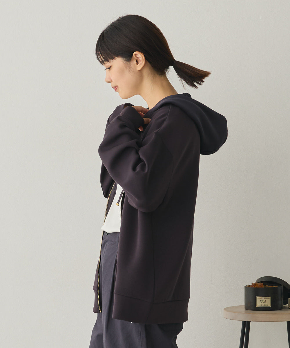 ソフトダンボールニットZIPパーカー[1325-6155]