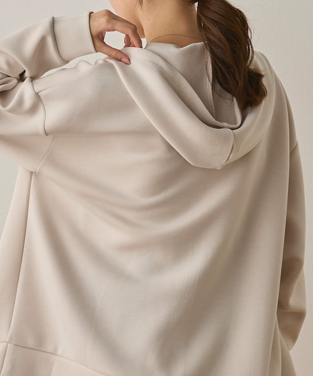 ソフトダンボールニットZIPパーカー[1325-6155]