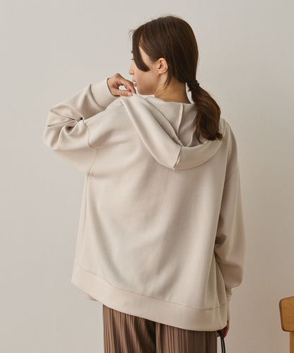 ソフトダンボールニットZIPパーカー[1325-6155]