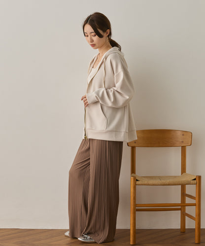 ソフトダンボールニットZIPパーカー[1325-6155]