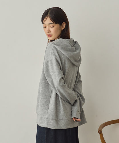 ソフトダンボールニットZIPパーカー[1325-6155]