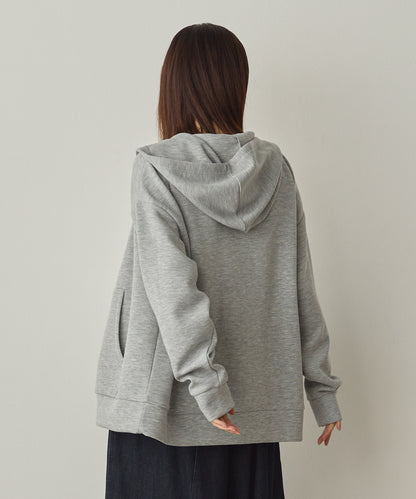 ソフトダンボールニットZIPパーカー[1325-6155]