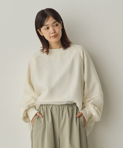 オーガンジーレイヤードボリューム袖プルオーバー[1325-6156]