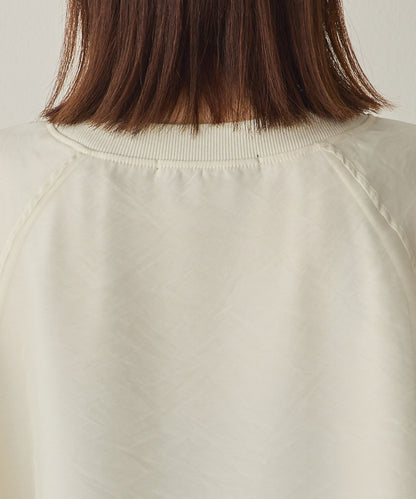 オーガンジーレイヤードボリューム袖プルオーバー[1325-6156]