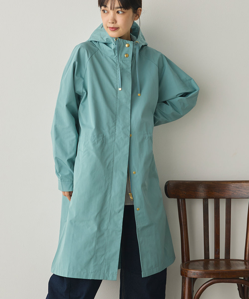 撥水加工ロングマウンテンパーカー[1325-9003]