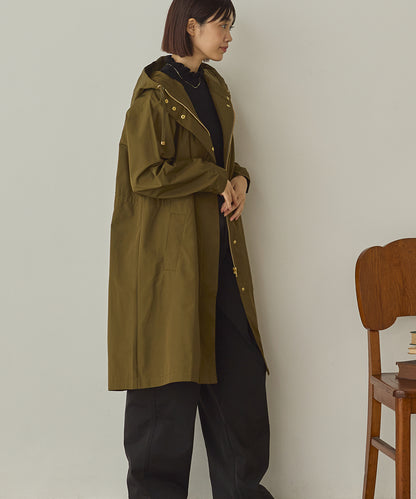 撥水加工ロングマウンテンパーカー[1325-9003]