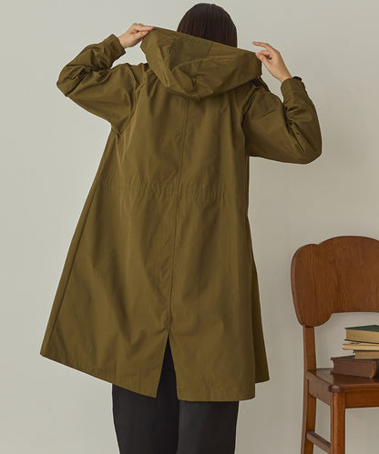 撥水加工ロングマウンテンパーカー[1325-9003]