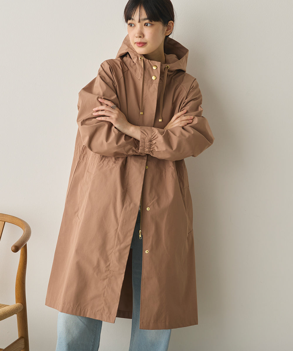 撥水加工ロングマウンテンパーカー[1325-9003]