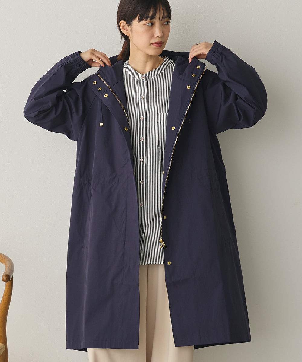 撥水加工ロングマウンテンパーカー[1325-9003]