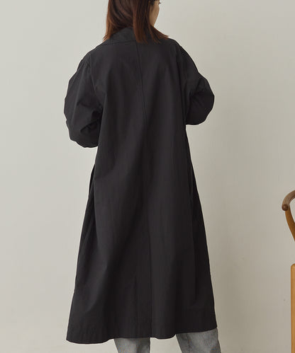ダンプ＆デニムロングステンカラーコート[1225-9004]