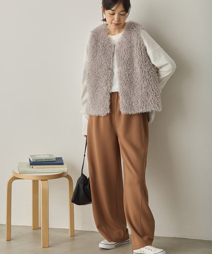 プードルファーリバーシブルベスト[1325-9005]