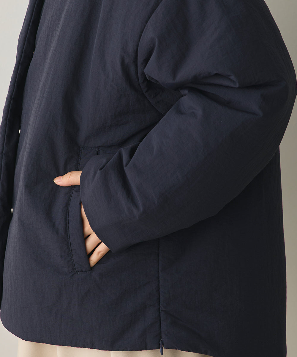 撥水加工ステッチレスサイドZIPコート[1325-9008]