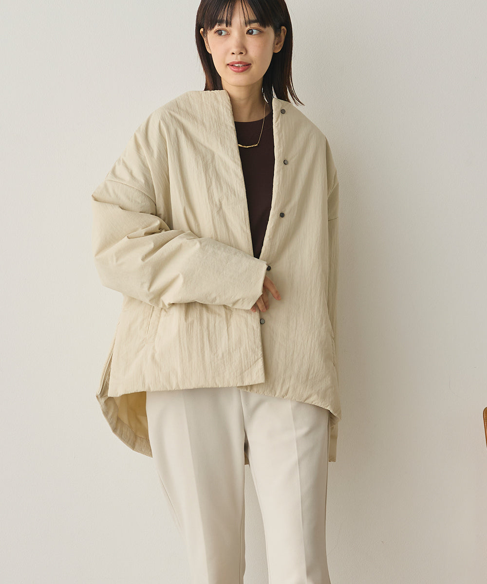 撥水加工ステッチレスサイドZIPコート[1325-9008]