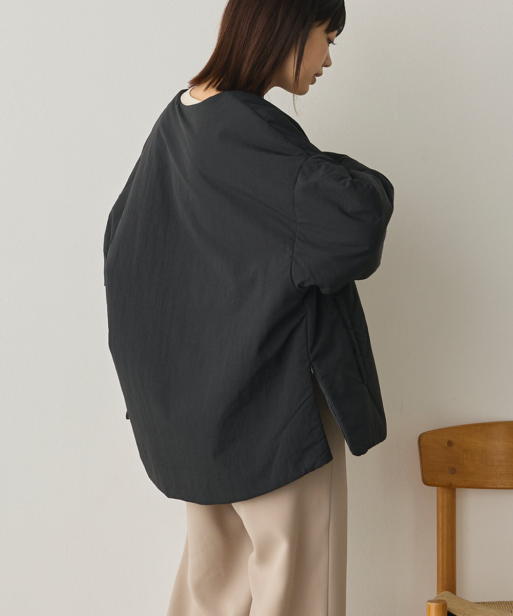 撥水加工ステッチレスサイドZIPコート[1325-9008]