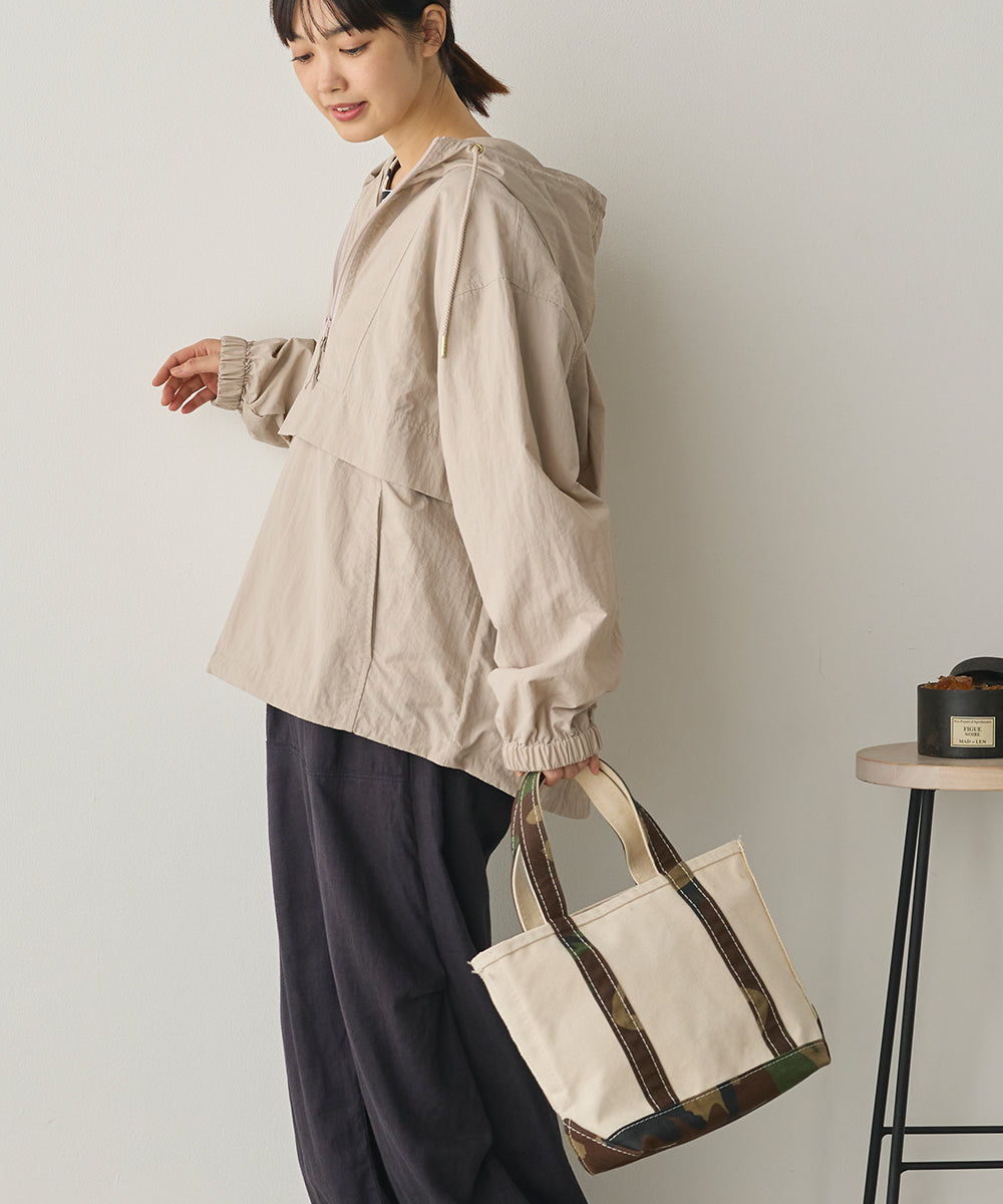 撥水加工ナイロンアノラックパーカー[1325-9012]